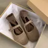 Zapatos Peludos de Moda Chuyu Fairy para Mujer, Nuevo Estilo Francés de Noche Otoño e Invierno, Zapatos Planos Mary Jane Forrados de Felpa, Zapatos Planos de Algodón