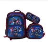 Mochila Escolar Transfronteriza, Mochila Escolar de Dibujos Animados de Cáscara Dura 3D para Estudiante de Primaria, Set de Tres Piezas, Mochila con Ruedas, 8-12 Años