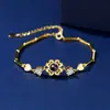 Nuevo Trébol de Cuatro Hojas de la Suerte Pulsera de Proyección de Fotos en 100 Idiomas Trébol de la Suerte Moda Sencilla Lujo Accesible Versátil