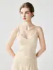 Camisola de punto 100% cachemir puro con cuello en V para mujer, corte ajustado, top base sin mangas, nuevo estilo otoño e invierno