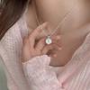 925 Colar de Tulipa Banhado a Prata 2023 Novo Nicho Popular High-end Clavícula Cadeia Mulheres Luxo Leve