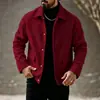 Chaqueta de lana con solapa para hombre, nueva, europea y americana, transfronteriza, otoño e invierno, abrigo cálido versátil casual británico