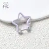 Tinta spray pendurada estrela de cinco pontas argola de mola fecho de cachorro fecho de joia fecho de mola bolsa DIY chaveiro acessórios de joia