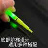 Bastão luminoso eletrônico flutuante para pesca noturna, luz de cabeça flutuante para pesca noturna, luz digital para pesca, bastão luminoso digital fluorescente.