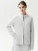 Cárdigan de cachemira grueso y holgado, chaqueta de punto casual con cremallera de doble capa engrosada de cachemira para bebé para mujer