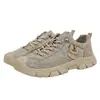 Zapatos de senderismo para exteriores más vendidos transfronterizos para hombre, antideslizantes, resistentes al desgaste, zapatos de trekking, zapatos de escalada todoterreno, acolchados, transpirables, ligeros