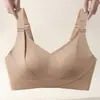 Sujetador original para mujer de talla grande para bustos voluminosos, diseñado para hacer que el busto parezca más pequeño, levantar y dar soporte, prevenir la flacidez, recoger los lados, sujetador de realce ajustable