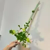 Passeio de Primavera Estilo Antigo Flor de Pessegueiro Espada Torcida Bastão Material para DIY Pacote Auto-Feito Check-in Tirar Fotos Presente para Melhor Amigo