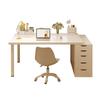Mesa de Computador para Quarto de Menina, Mesa de Trabalho para Uso Doméstico, Mesa Gamer Branca, Mesa Simples Moderna, Mesa Estilo Creme