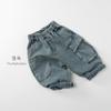 Tendência Outono 2026 Novos Calças Jeans para Meninos e Meninas Calças Cargo Casuais Estilo Coreano Infantil Venda por Atacado