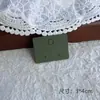 Cartulina Verde de Castaño de Agua de Alta Calidad Engrosada para Tarjetas de Exhibición de Empaque para Pendientes, Aretes, Pasadores para el Cabello, Collares, Pulseras y Joyería