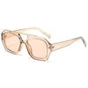 Explosiones transfronterizas: gafas de sol irregulares de doble haz europeas y americanas, gafas de sol retro personalizadas, gafas de sol de moda populares en Internet para mujeres