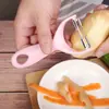 Pelador Engrosado Afilado de Acero Inoxidable para Uso Doméstico, Adecuado para Pelar Melones, Frutas y Patatas, Pelado Súper Rápido