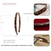 Diadema Estrecha de Ácido Acético de 1 cm Transfronteriza Accesorios para el Cabello Mismo Estilo que Alexander Diadema Cueva para el Cabello Diadema de Lavado Facial de Gama Alta