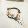 Cuerda de Mano Semi-Terminada Tejida a Mano Joyería para Cuerda de Mano Se Puede Ensartar Joyería de Mano DIY Cuerda de Mano de Cera de Abeja Dzi Pulsera Venta al por Mayor