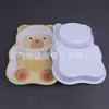 Louça de melamina prato de melamina prato de urso de desenho animado prato de plástico prato fofo prato de jantar infantil prato de desenho animado