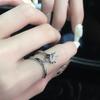Anel Estrela Cósmica para Mulheres Luxo Acessível Zircônia Francesa Design Nicho Moda High-End Elegante Nova Tendência 2022