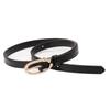 Estilo Nuevo Lindo Estilo de Dama Cinturón de PU para Mujer Hebilla de Pin Pequeño Lazo Gato KT Cinturón Todo Fósforo para Jeans de Mujer