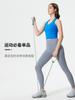 Colete esportivo feminino curto com estampa I-character, primavera e verão, roupa fitness para ioga, top D25032