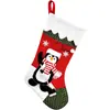 Meias de Natal Novas Transfronteiriças Saco de Presente Grande de Natal Meias de Boneca Suprimentos de Decoração de Natal Pingentes para Árvore de Natal