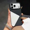 Para iPhone 18 Pro Max Funda de Teléfono Patchwork Bloque de Color Tacto de Piel Cubierta de Cobertura Total Protección contra Caídas 15