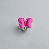 Fabricantes de ropa en stock al por mayor joyería de aleación mariposa tres anillos hebilla de bufanda hebilla de bufanda anillo de bufanda europeo y americano personalizado