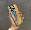 Funda para Teléfono Móvil con Patrón de Mármol de Macarrón Fresco para iPhone 15, Caja Dura Anti-Caídas de Doble Capa, Protector Magnético para Apple 17