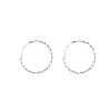 Brincos Circulares com Textura Torcida Estilo Coreano Novos, Brincos Argola Grandes Exagerados Personalizados, Brincos Argola Estilosos Atacado