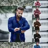Nova Jaqueta de Couro PU Masculina Europeia e Americana Moda Slim Fit Estilo Motociclista Gola Lapela Zíper Roupa Exterior para Homens Várias Cores Disponíveis