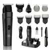 Set Multifuncional de Cortapelos Eléctricos, Cortapelos Casero, Cortapelos Eléctricos Recargables, Set de Cortapelos Eléctricos Completamente Lavables
