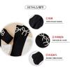 Calcetines apilados para niños, otoño e invierno, nuevos calcetines de tubo medio con perlas de un solo color, calcetines de princesa con lazo y perlas.