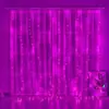 Luces Decorativas LED para Fiesta de Boda Cumpleaños Cortina Transfronteriza Luces de Cable de Cobre Control Remoto de Ocho Funciones USB Cadena de Luces de Colores