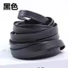 Joias DIY em estoque Couro PU Preto Dobrável Camadas Acessórios para joias Material Tira de couro macio Camadas Acessórios para roupas