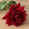 Ramo de Rosas Artificiales con Textura Realista y Efecto Hidratante, Decoración de Mesa de Boda Estilo Europeo, Flores de Seda, Flores Artificiales, Transfronterizo