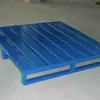 Paleta metálica de un solo lado de alta resistencia Suqian, paleta específica para montacargas, paleta para estantería de almacenamiento, paleta de acero para logística
