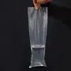 Sacos Lisos de PE Feitos Sob Medida para Embalagem de Roupas e Acessórios, Sacos Transparentes de Filme à Prova d'Água e de Umidade, Espessados de Alta Pressão, Fornecimento Transfronteiriço