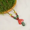 Collar de Perro Dachshund Cerámico de Jingdezhen Fresco, Dulce, Lindo, Moderno y Único, Estilo Dulce y Genial, Collar Infantil y Creativo