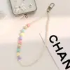 Cadena para Teléfono Corta con Forma de Corazón Estilo Ins Coreano para Niñas, con Park Chae-Young/Jennie, Cadena con Colgante de Perlas con un Diseño Único