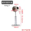 Suporte de Barra para Cabides de Roupa de Guarda-Roupa Montado em Flange Base de Flange Espessada para Cabide de Roupa Barra Circular de Aço Inoxidável Suporte de Barra Circular Fixa para Roupas