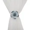 Amarra-cortinas Flor de Pérola, Amarras Decorativas Modernas e Simples para Cortinas Finas, Fixação sem Furo