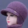Nuevo gorro cálido de otoño e invierno para mujeres de mediana edad y ancianos, con protección para las orejas y forro de polar, perfecto para la abuela y el abuelo