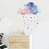 Nuvens Coloridas Chuva Colorida Adesivos de Parede Transfronteiriços Amazon Stickers de Comércio Exterior Decorativos Quarto Sala Embelezar Adesivos de Parede