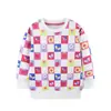 Sudaderas de Moda para Niñas Estilo Europeo y Americano con Estampado de Mariposas Sudaderas para Niños Pequeños y Medianos Cuello Redondo Camisetas Interiores para Entrega