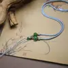 Cordón para Colgante de Cuentas Pequeñas, Cordón de Collar Tejido a Mano, Cordón para Collar con Colgante de Jade Pixiu Guanyin, Cordón Unisex