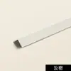 Tira de Borde en Forma de L de Aleación de Aluminio Estilo Crema Tira Protectora Anticolisión para Esquinas de Pared Tira de Cierre de Esquina Positiva Tira Decorativa para Azulejos de Ángulo Recto