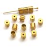 Aretes de Acero Inoxidable Collar Sombrero Accesorios para la Cabeza Cubo Colgante Hebilla Perforada Joyería de Acero de Titanio Joyería DIY Suministros para Manualidades