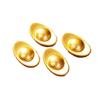 Lingote Sólido da Sorte de Plástico Estilo Chinês Porta-Retrato da Sorte Acessório de Decoração Lingote Dourado Brilhante Acessório Decorativo