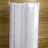 Fábrica canudo descartável cor tubo de plástico 6*260mm manual diy tubo reto plano 50 10 cores opcionais