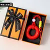 Mosquetão Chaveiro Pingente Fortalecedor de Pegada Descompressão Portátil Anel de Silicone Chaveiro Descompressão Pequeno Presente