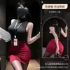 El traje de secretaria asceta OL de Yimengyao, un conjunto de lencería rasgable, revelador y seductor diseñado para provocar y excitar, con un diseño que se ajusta a la figura